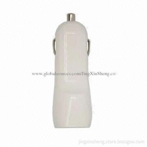 CE Two USB Car Charger for iPad Mini Use with Pretty Look, 12 to 24V DC Input